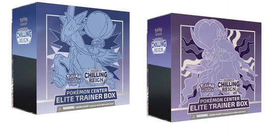 Pokémon Chilling Reign Pokémon Center Elite Trainer Box ETB