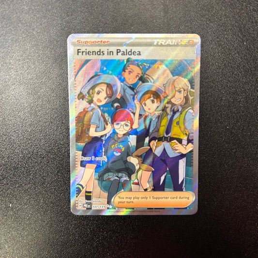 Pokemon TCG Prismatic Evolutions Friends in Paldea Full Art 137/131