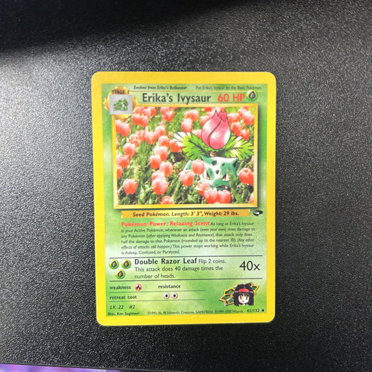 Pokemon TCG Erika's Ivysaur 41/132 Gym Challenge