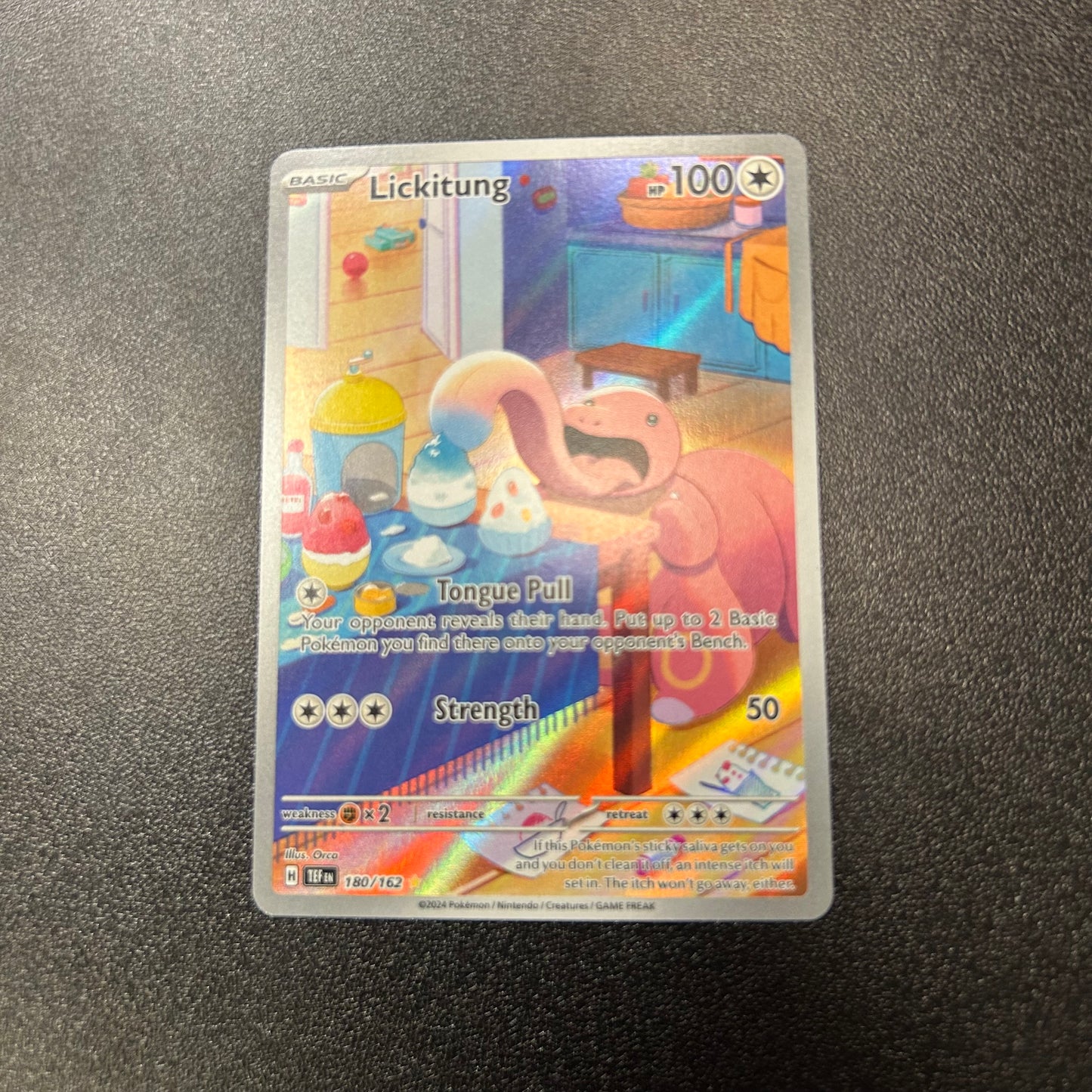 Pokemon TCG Lickitung Full Art 180/162 Temporal Forces