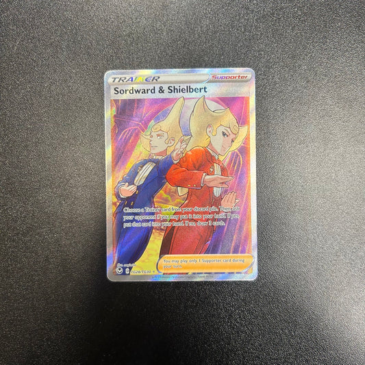 Pokemon TCG Sordward & Shielbert Full Art TG28/TG30 Silver Tempest