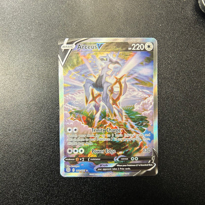 Pokemon TCG Arceus V Full Art 166/172