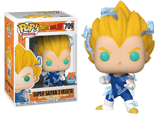 Funko Pop! Animation Dragon Ball Z - Super Saiyan 2 Vegeta #709 PX Previews Exclusive