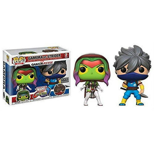 Funko Pop! Games Marvel Vs Capcom Gamora Vs Strider 2pack Fye Exclusive