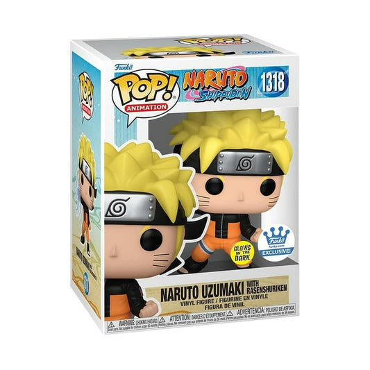Funko Pop! Animation Naruto Shippuden Naruto  #1318 Glow In The Dark Exclusive