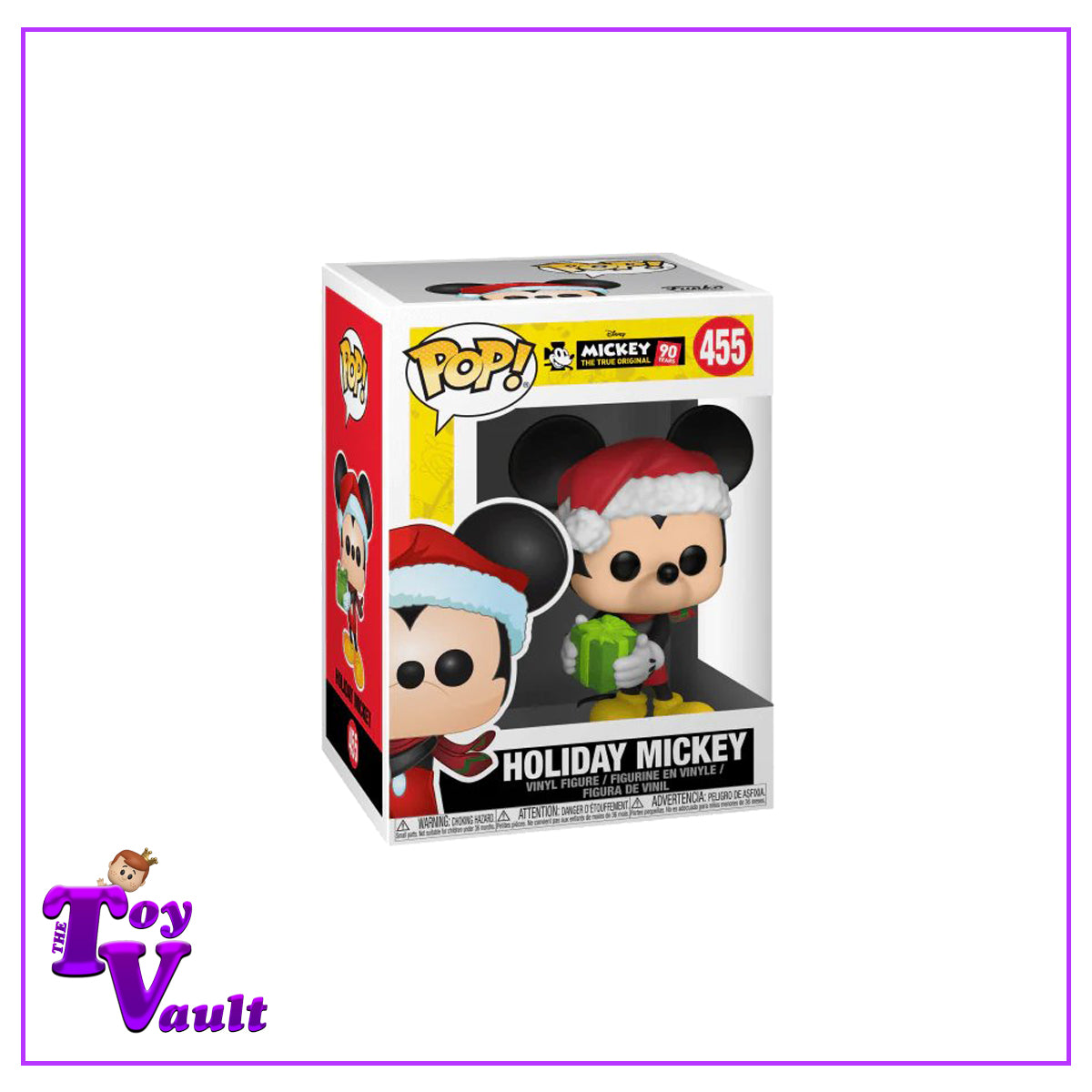 Funko Pop! Disney Mickey True Original 90 Years - Holiday Mickey #455