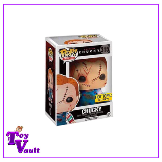 Funko Pop! Horror Bride of Chucky - Chucky with Stitches #315 Bloody Hot Topic Exclusive