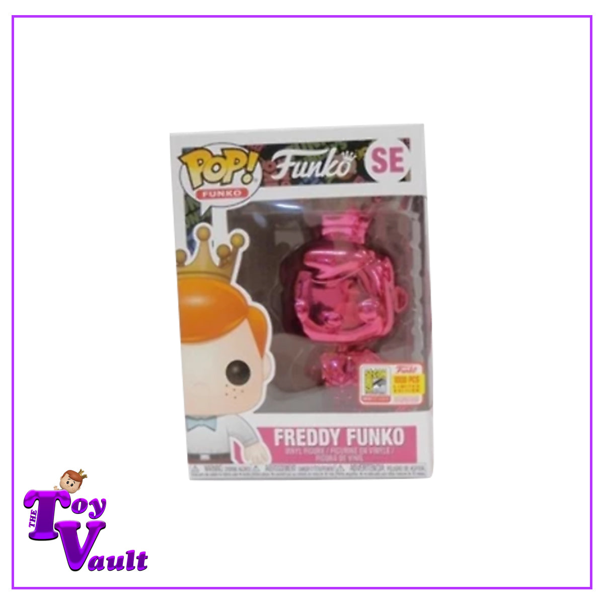 Funko Pop! Icons - Freddy Funko (Pink Chrome) SE San Diego Comic Con Exclusive LE 1,000