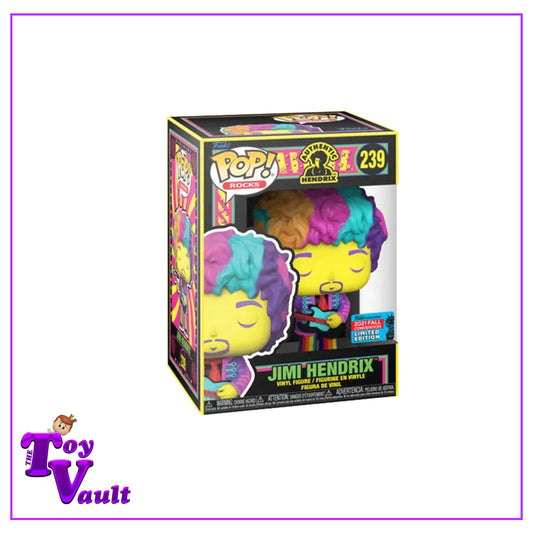 Funko Pop! Music - Jimi Hendrix #239 Blacklight NYCC Shared Exclusive