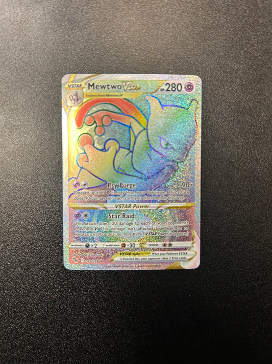 Pokemon TCG Mewtwo Secret Rainbow VStar 079/078