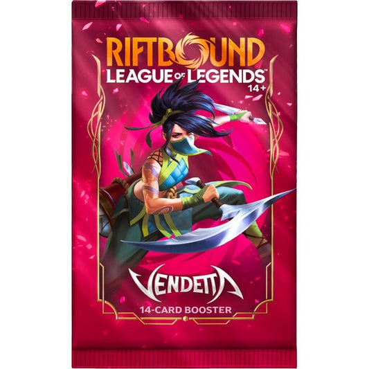 RiftBound League Of Legends Vendetta Booster Pack