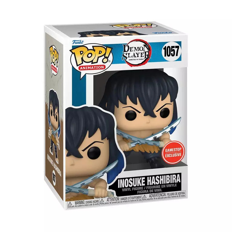 Funko Pop! Animation Demon Slayer Inosuke Hashibira #1057 Gamestop Exclusive