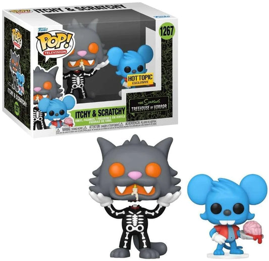 Funko Pop! Television Simpsons Treehouse of Horror - Itchy and Scratchy #1267 Hot Topic Exclusive