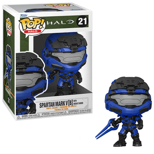 Funko Pop! Games Halo - Spartan Mark V (B) with Energy Sword #21