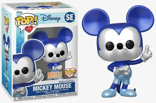 Funko Pop! Disney Make a Wish - Mickey Mouse (Blue Metallic) SE Pops with Purpose BoxLunch Exclusive