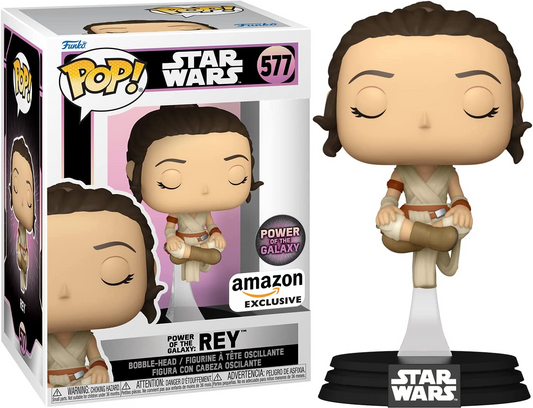 Funko Pop! Star Wars - Power of the Galaxy Rey #577 Amazon Exclusive