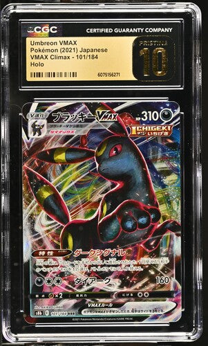 Pokemon Japanese VMAX Climax Umbreon VMAX #101 CGC Graded Pristine 10