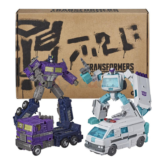 Hasbro Transformers War for Cybertron Shattered Glass Optimus Prime & Ratchet 2-Pack