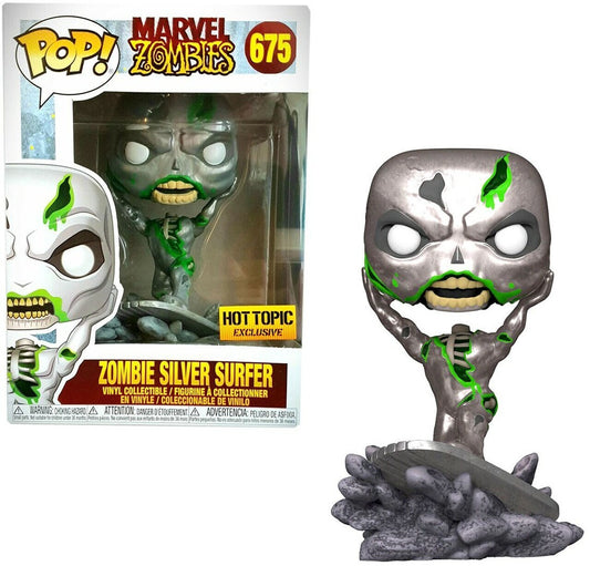 Funko Pop! Marvel X Men - Zombie Silver Surfer #675 Hot Topic Exclusive