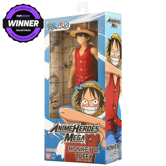 Bandai Animation One Piece Anime Heroes Mega Monkey D. Luffy Action Figure