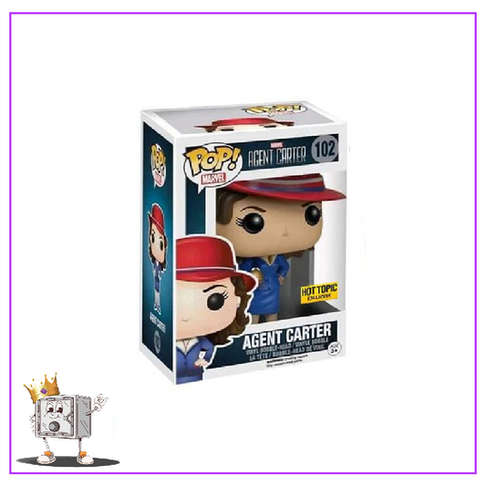 Funko Pop! Marvel Agent Carter - Agent Carter Holding Bomb #102 Hot Topic Exclusive