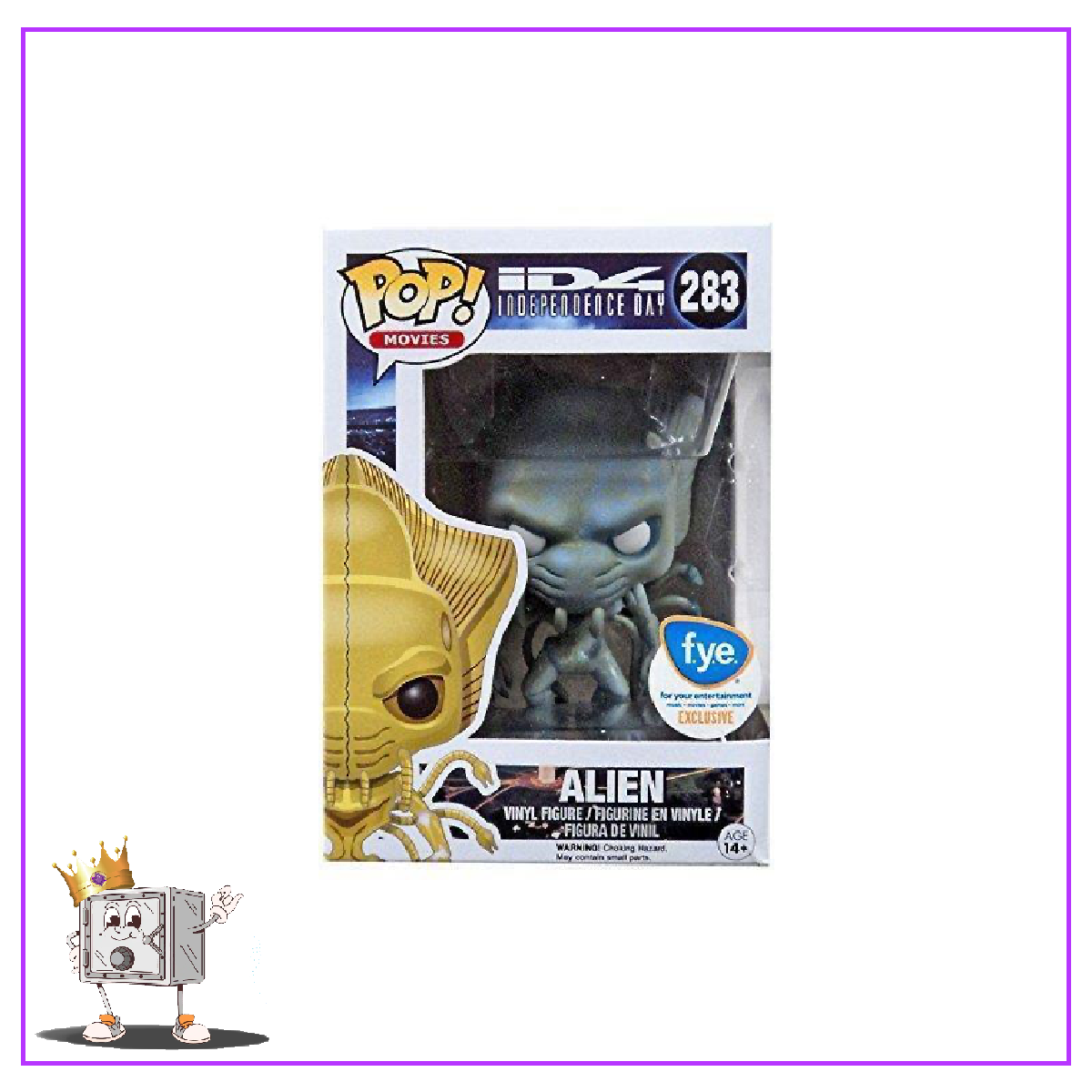 Funko Pop! Horror Movies Independence Day 4 - Alien #283 FYE Exclusive