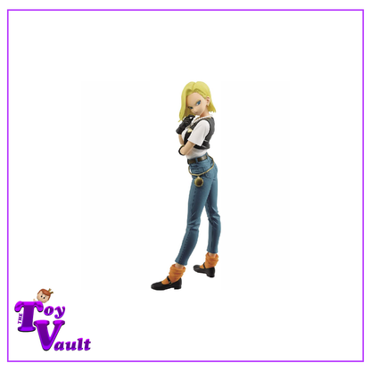 Bandai Banpresto Glimmer and Glamours Animation Dragon Ball Z Android 18 Statue