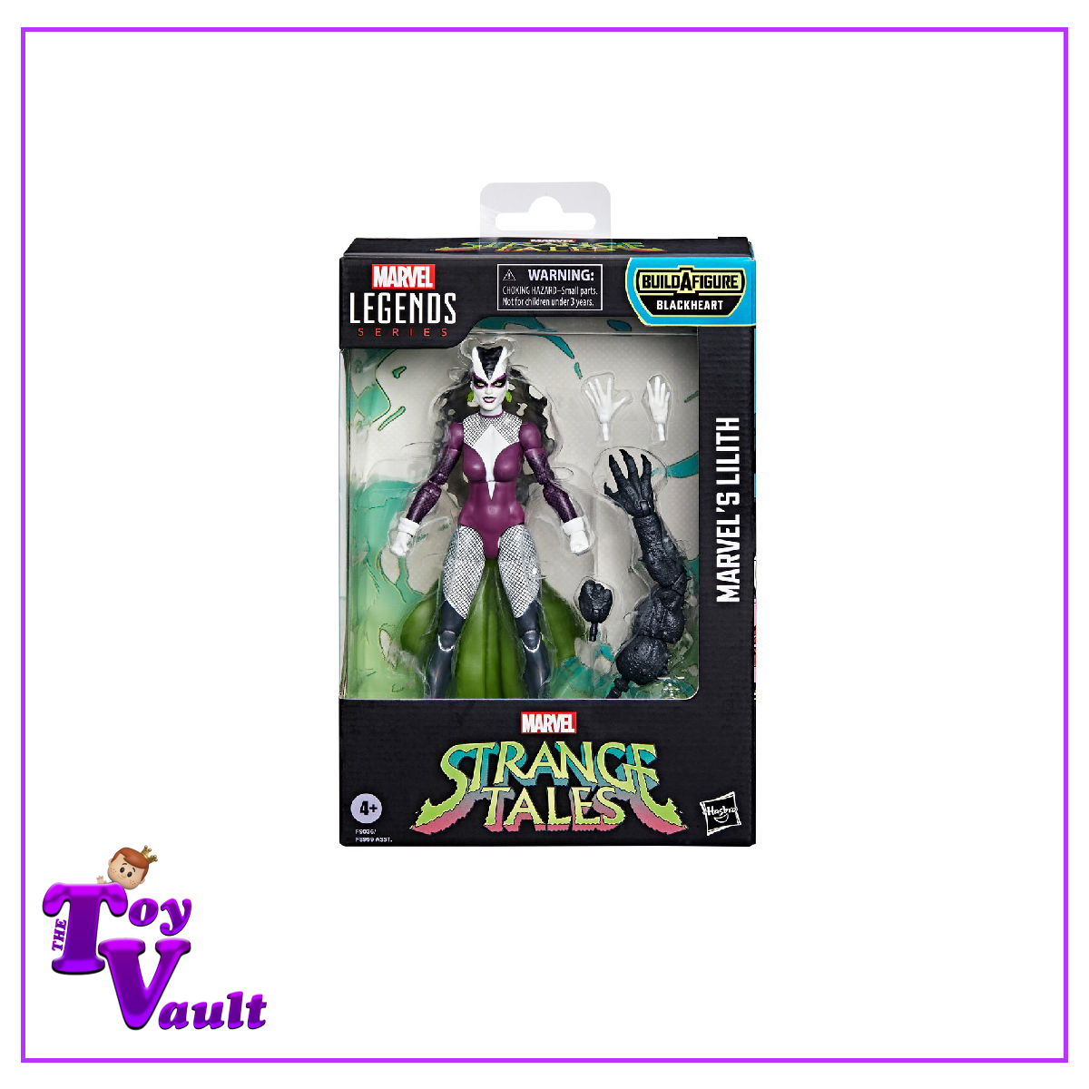 Hasbro Marvel Legends Strange Tales - Lilith 6-inch Action Figure (Blackheart Build-a-Wave)