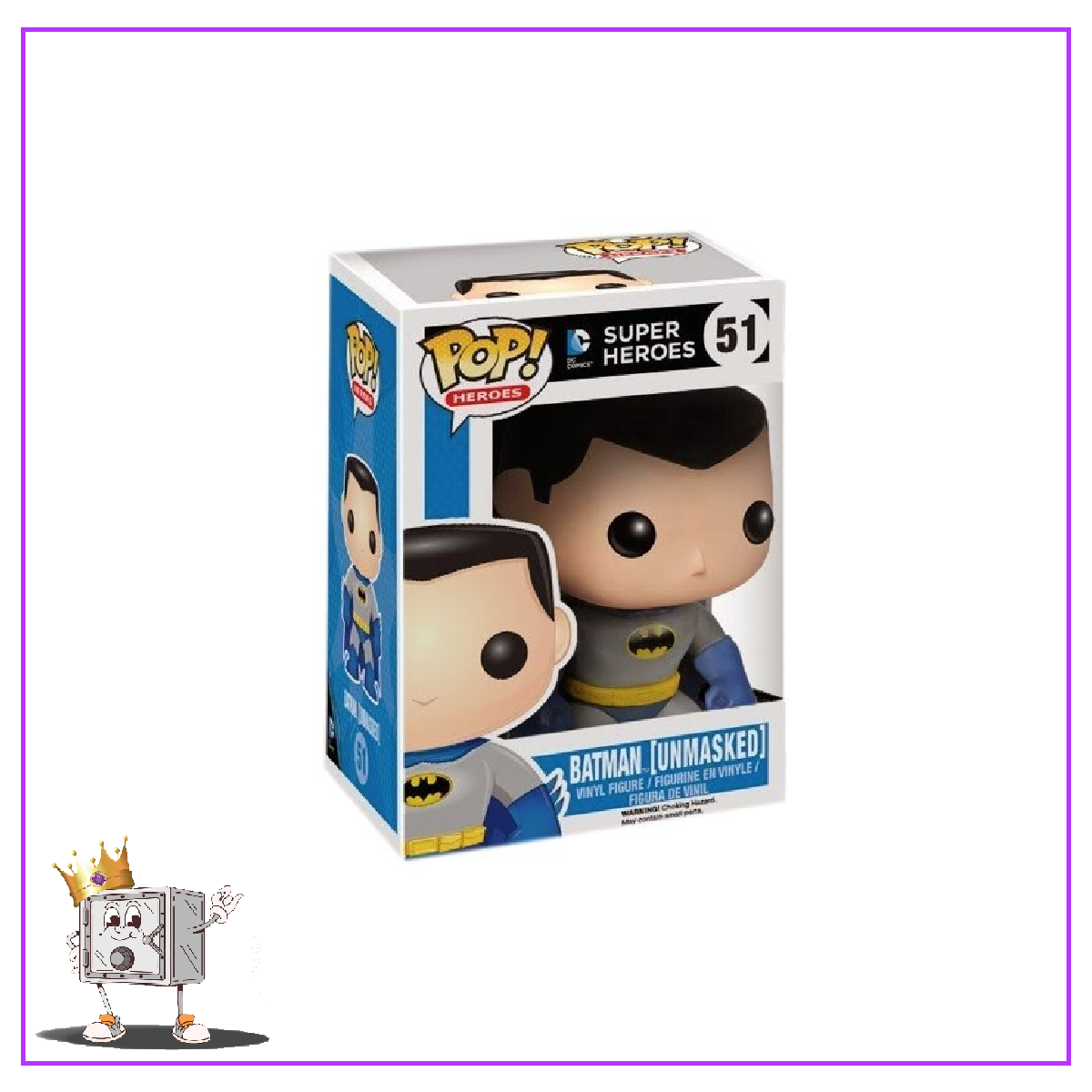 Funko Pop! DC Heroes - Batman (Unmasked) #51 Target Exclusive