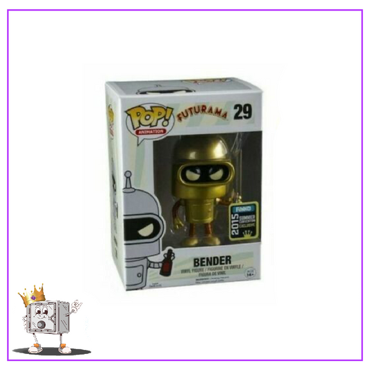 Funko Pop! Television Futurama - Golden Bender #29 SDCC Shared Exclusive