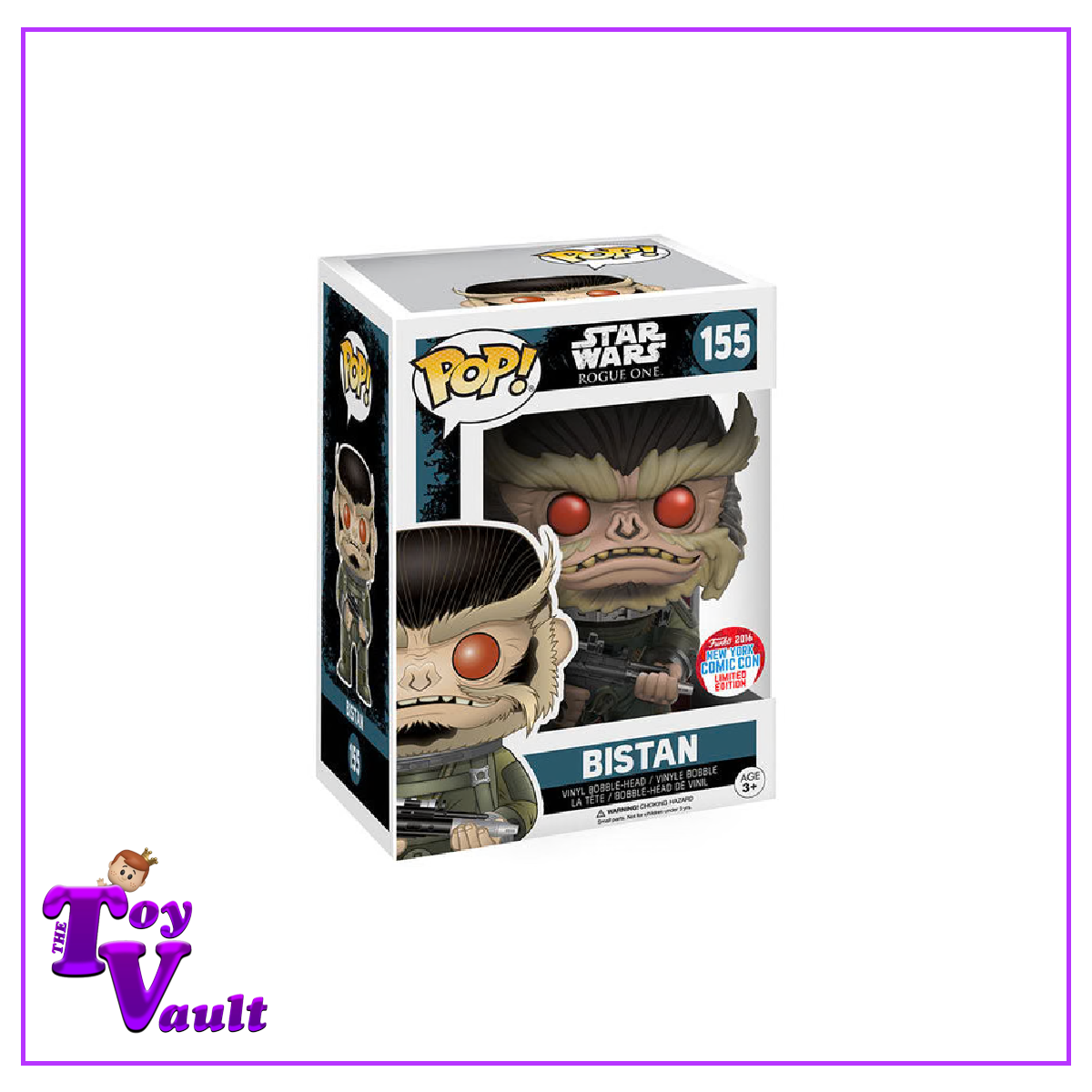Funko Pop! Star Wars Rogue One - Bistan #155 New York Comic Con Exclusive