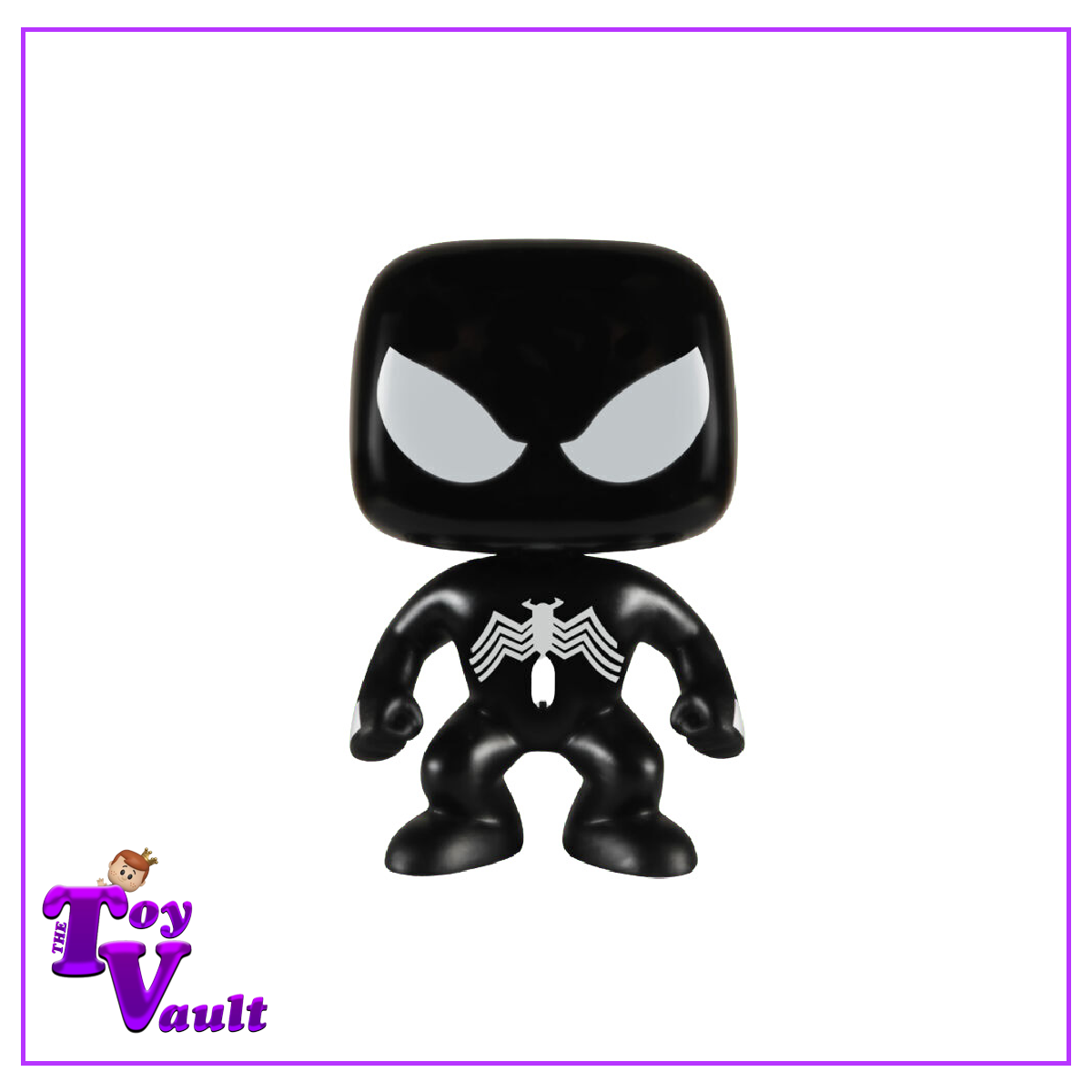 Funko Pop! Marvel Spider-Man - Black Suit Spider-Man #79 Glow in the Dark Walgreens Exclusive