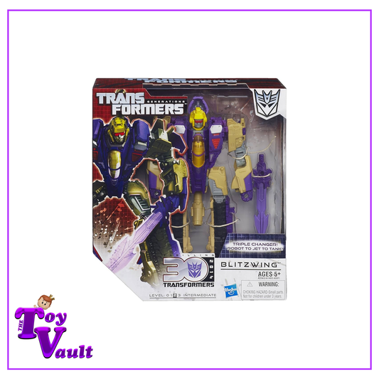 Hasbro Transformers Generations Blitzwing (Triple Changer - Robot to Jet to Tank) Action Figure