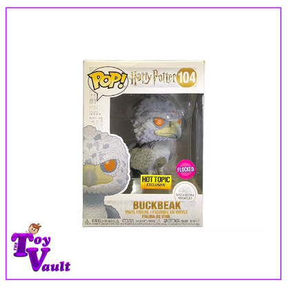 Funko Pop! Movies Harry Potter - Buckbeak (Orange Eyes) #104 Flocked Hot Topic Exclusive