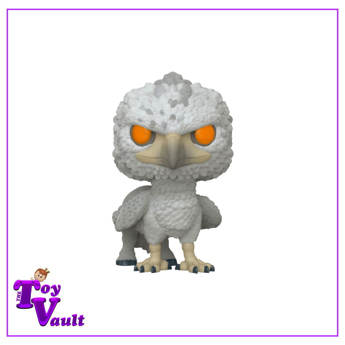 Funko Pop! Movies Harry Potter - Buckbeak (Orange Eyes) #104 Flocked Hot Topic Exclusive