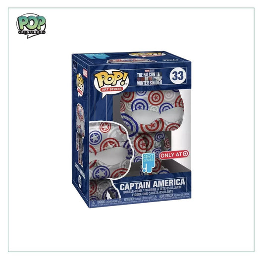 Funko Pop! Television Marvel The Falcon & The Winter Soldier Captain America #33 Target Exclusive
