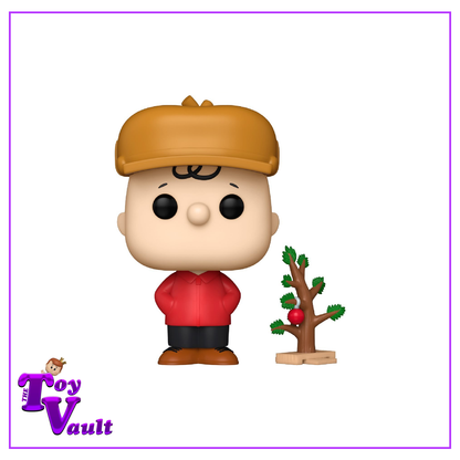 Funko Pop! Movies Peanuts A Charlie Brown Christmas - Charlie Brown with Christmas Tree #1627