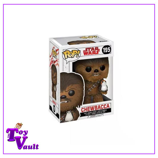 Funko Pop! Star Wars - Chewbacca with Porg #195