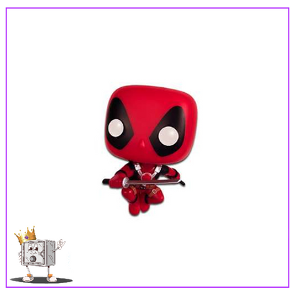 Funko Pop! Marvel Deadpool - Deadpool (Leaping) #123 Marvel Collector Corp Exclusive