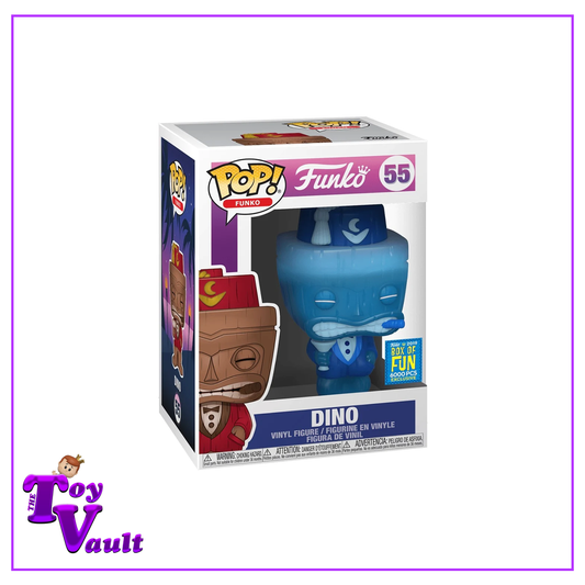 Funko Pop! Icons - Dino (Blue) #55 Box of Fun Exclusive LE 6,000