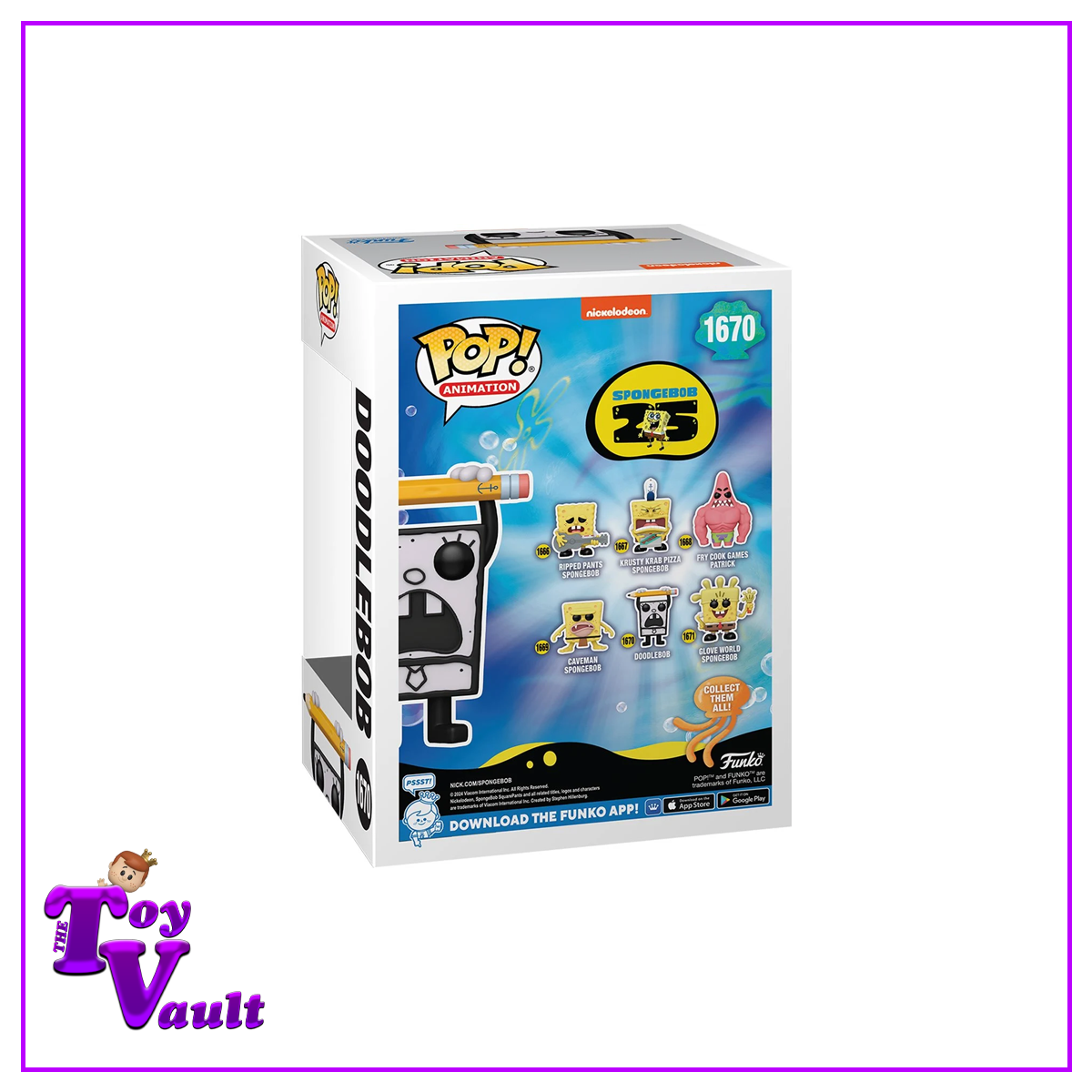 Funko Pop! Television Spongebob Squarepants 25th Anniversary Meme Collection - Doodlebob #1670