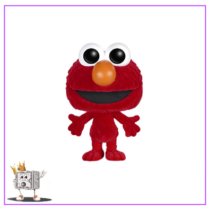 Funko Pop! Television Sesame Street - Elmo #08 Flocked Barnes and Noble Exclusive