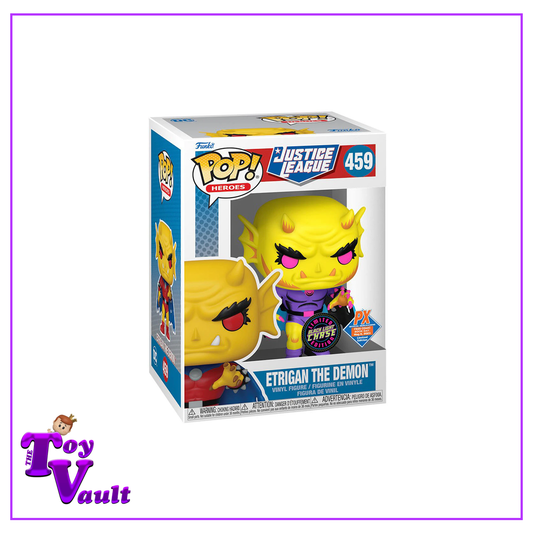Funko Pop! DC Heroes Justice League - Etrigan the Demon #459 Blacklight Chase PX Previews Exclusive