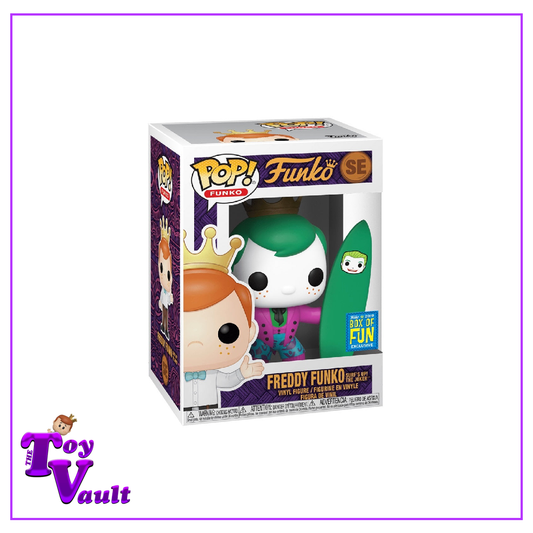 Funko Pop! Icons DC Heroes Batman and Joker - Freddy Funko as Surf's Up Joker SE 2019 Box of Fun Exclusive LE 3000