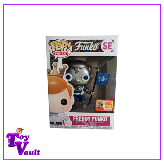 Funko Pop! Icons - Freddy Funko Space Robot (Silver / Blue) 2018 San Diego Comic Con Exclusive LE 2000