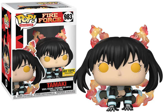 Funko Pop! Animation Fire Force Tamaki #983 Glow In The Dark Hot Topic Exclusive