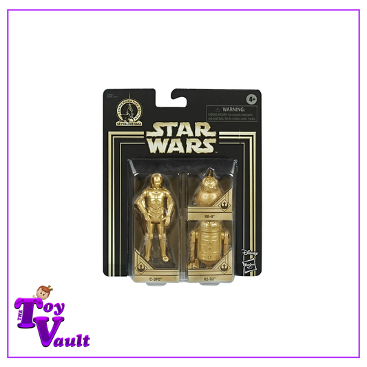 Hasbro Star Wars Skywalker Saga Commemorative Edition - C-3PO, BB-8 and R2-D2 Gold (3 Pack) Action Figures