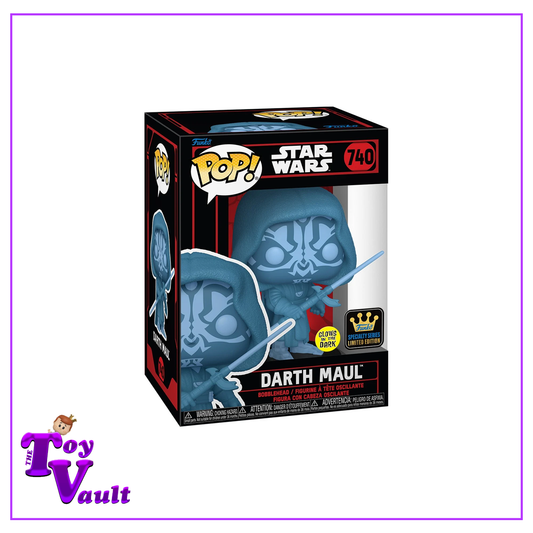 Funko Pop! Star Wars The Dark Side - Holographic Darth Maul #740 Glow in the Dark Specialty Series Exclusive
