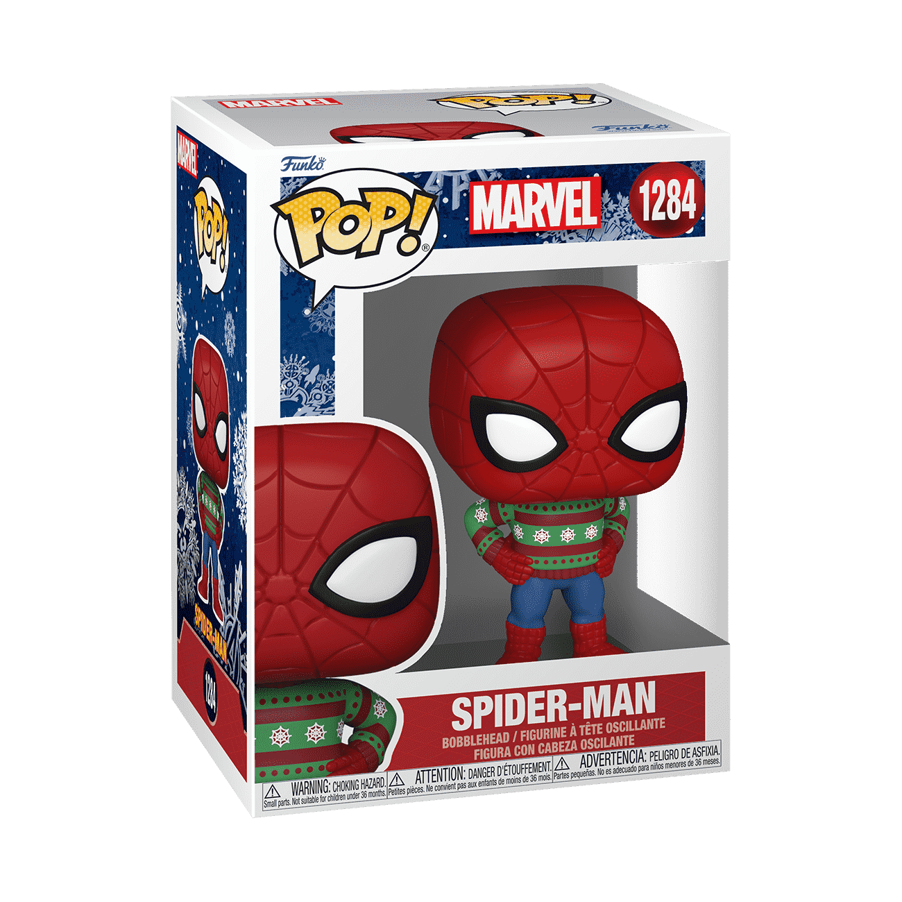 Funko Pop! Marvel Spider Man - Spider-Man in Holiday Sweater #1284
