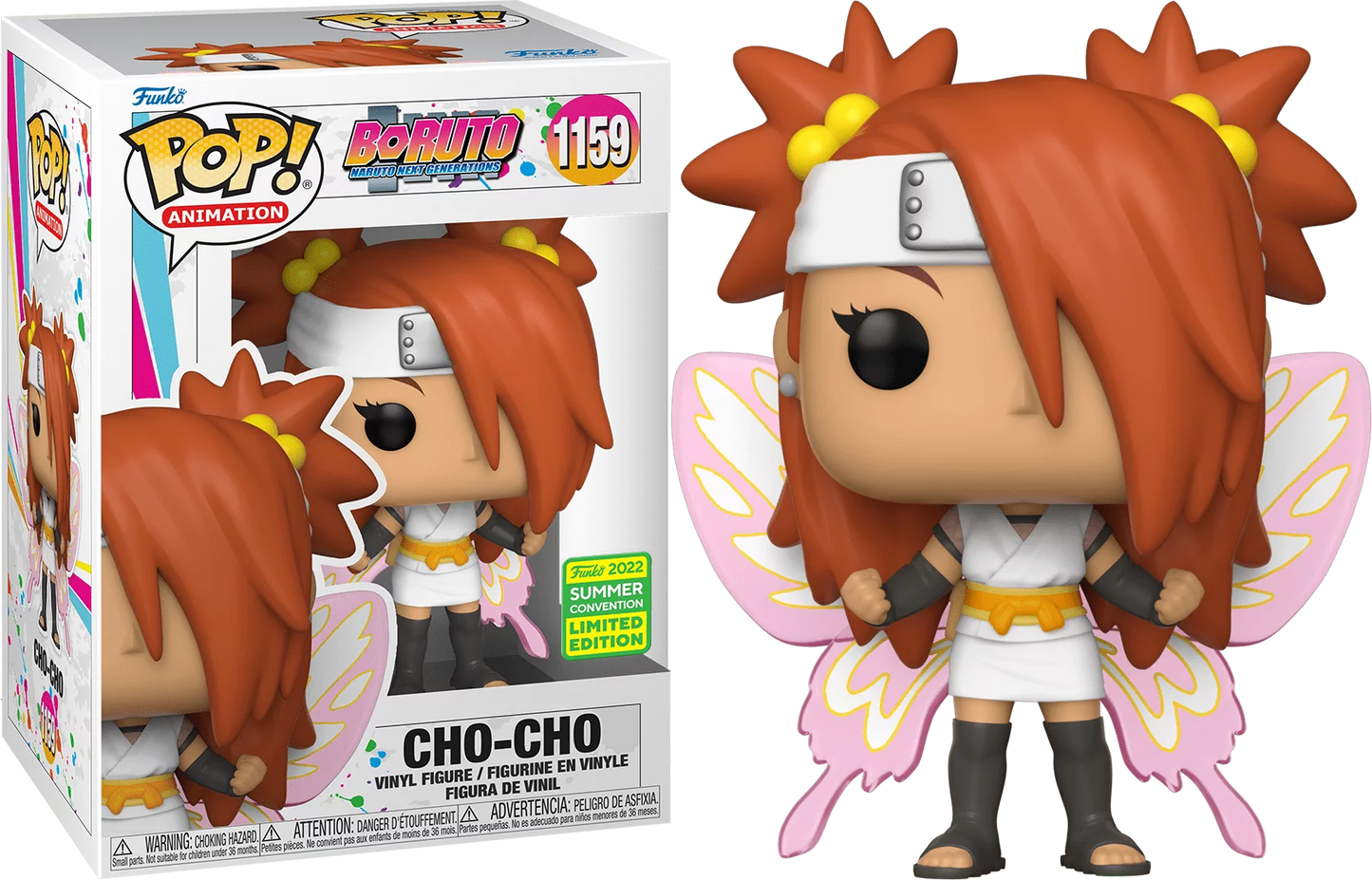 Funko Pop! Animation Boruto - Cho-Cho with Wings #1159 SDCC Shared Exclusive